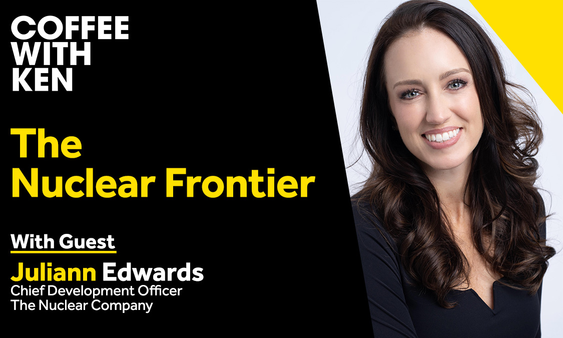 Julianne Edwards discussing nuclear energy and AI on Coffee with Ken